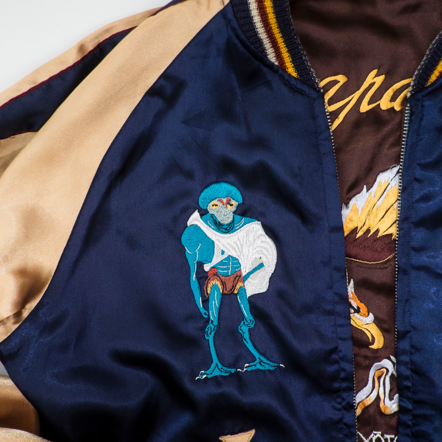 Rare Tailor Toyo TT11145 MUTANT Alien Japan Map Eagle Reversible Sukajan Souvenir Jacket M–L