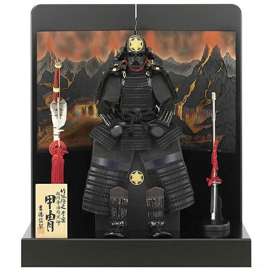 Darth Vader Samurai Armor Display Cabinet — Licensed Yoroi Ningyo, Museum-Scale Craft, Made-to-Order 2–3 Months