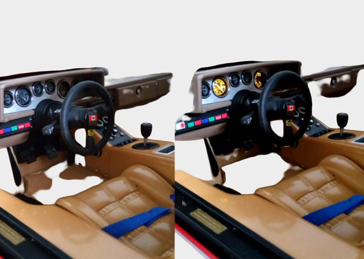 DeAgostini 1/8 Lamborghini Countach LP500S Completed Build Model 6.6kg Lights Sound Large Scale Display