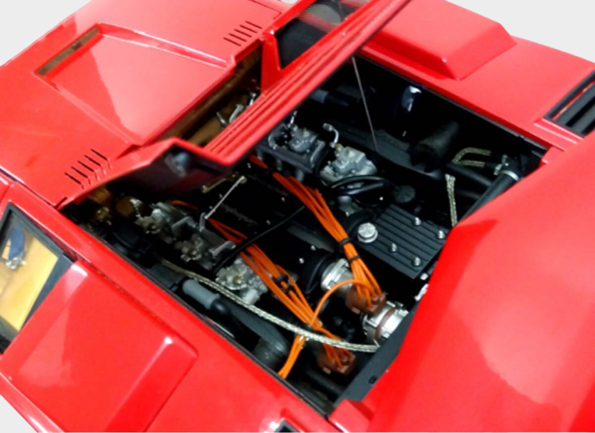 DeAgostini 1/8 Lamborghini Countach LP500S Completed Build Model 6.6kg Lights Sound Large Scale Display