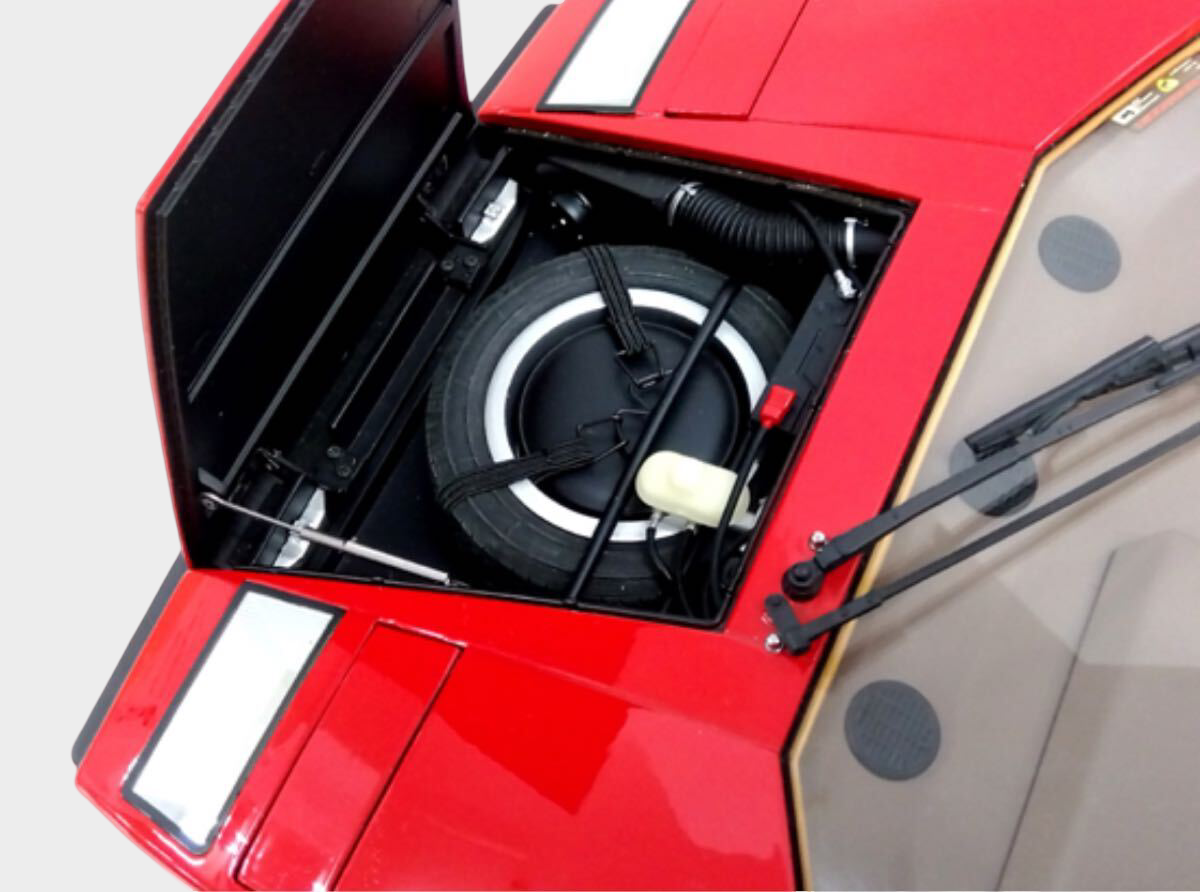 DeAgostini 1/8 Lamborghini Countach LP500S Completed Build Model 6.6kg Lights Sound Large Scale Display