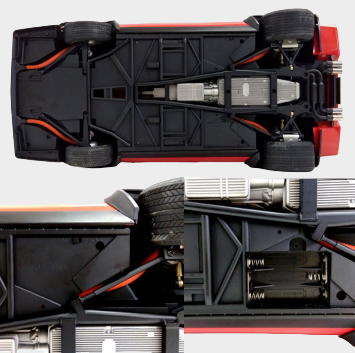 DeAgostini 1/8 Lamborghini Countach LP500S Completed Build Model 6.6kg Lights Sound Large Scale Display