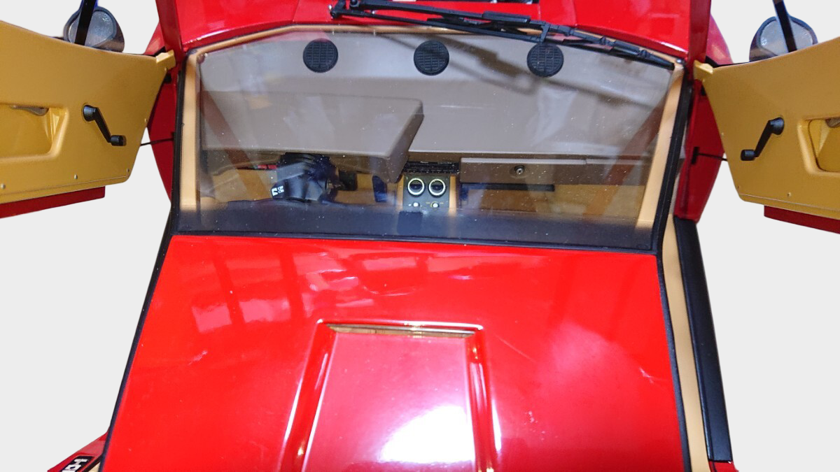 DeAgostini 1/8 Lamborghini Countach LP500S Completed Build Model 6.6kg Lights Sound Large Scale Display