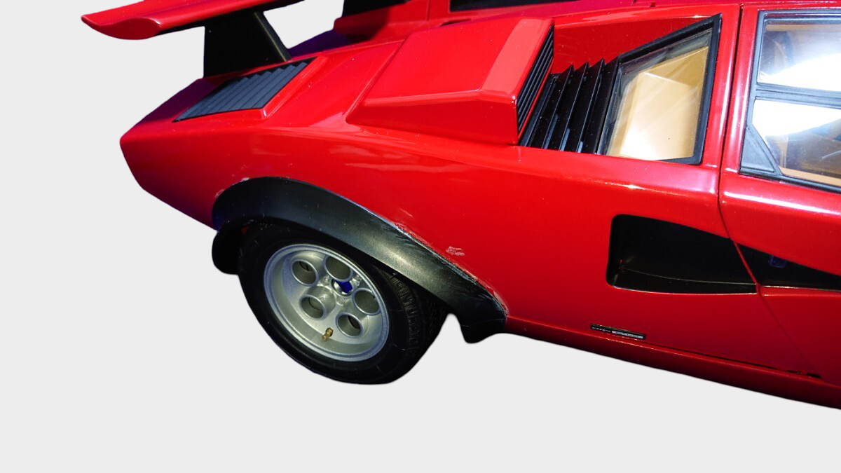 DeAgostini 1/8 Lamborghini Countach LP500S Completed Build Model 6.6kg Lights Sound Large Scale Display