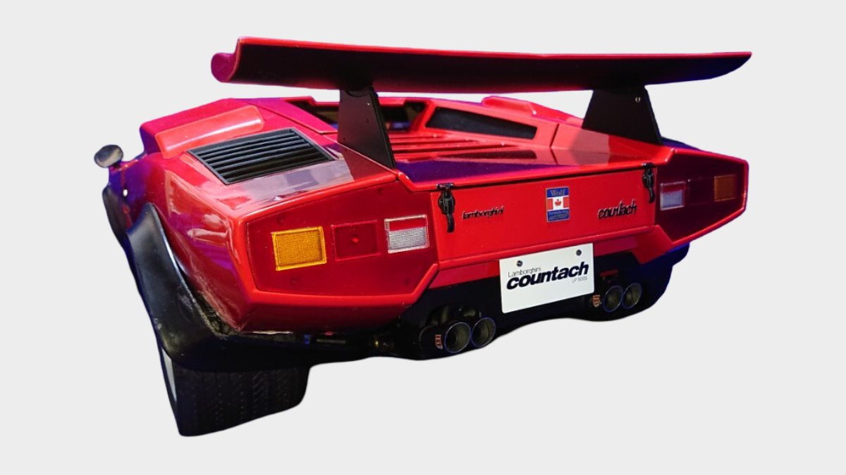 DeAgostini 1/8 Lamborghini Countach LP500S Completed Build Model 6.6kg Lights Sound Large Scale Display