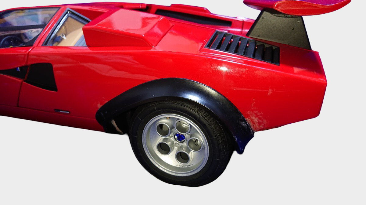 DeAgostini 1/8 Lamborghini Countach LP500S Completed Build Model 6.6kg Lights Sound Large Scale Display