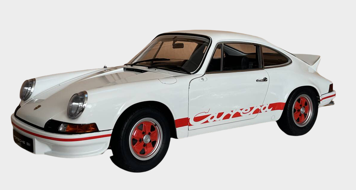 DeAgostini 1/8 Porsche 911 Carrera RS 2.7 Completed Build Model Lights Sound 50cm Large Scale Display