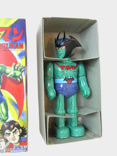 Devilman Tin Wind-Up Figure — Japanese Buriki Deadstock Showa Era Toy