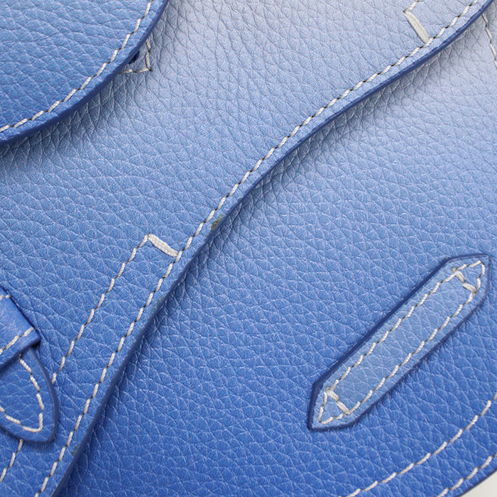 Dior Saddle Body Bag Powder Blue Leather Crossbody Bag
