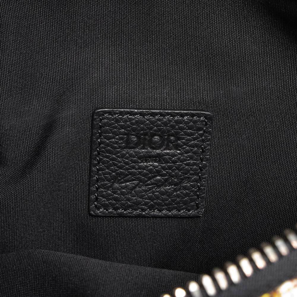 Dior x Kenny Scharf Saddle Bag Multicolor Jacquard Crossbody Bag SS21