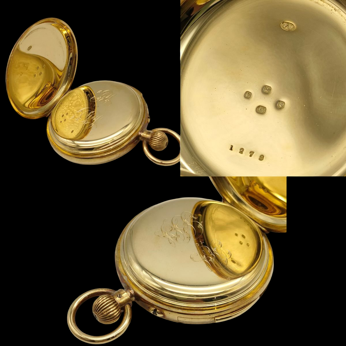 Donne & Son 18K Gold Antique Grand Complication Pocket Watch – Minute Repeater, Perpetual Calendar, Moonphase – Rare English Horology