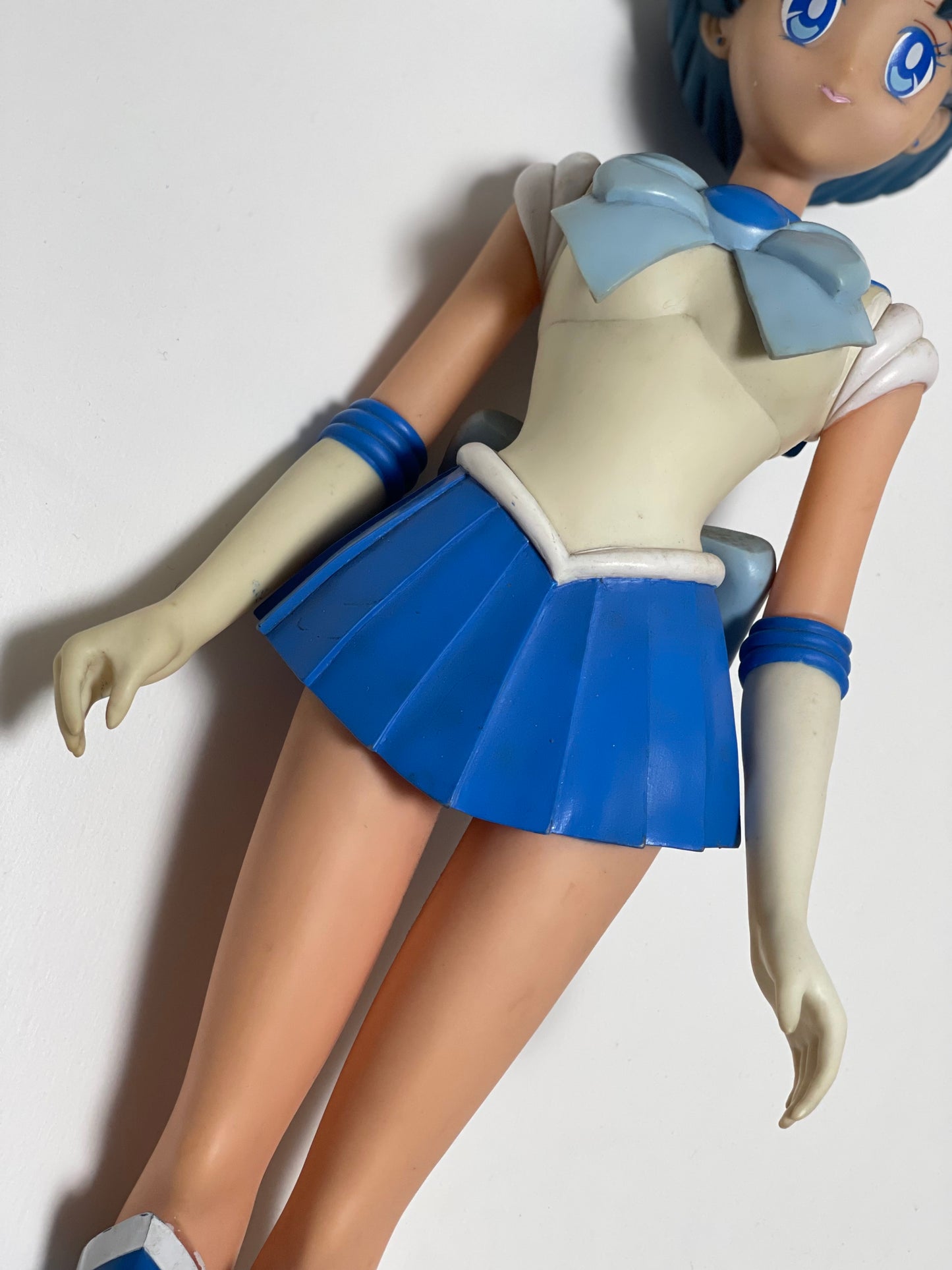 Vintage 1993 Bandai Sailor Mercury Jumbo Figure | Made in Japan | 49cm Sailor Moon Anime Collector Display Doll