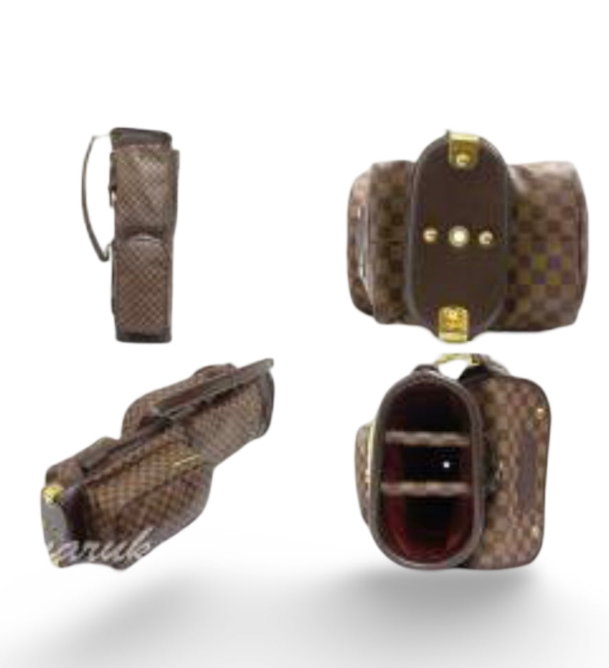 Louis Vuitton Damier Ébène Special-Order Golf Bag · Ultra Rare Collector’s Custom Golf Case · Display-Grade LV Sports Piece