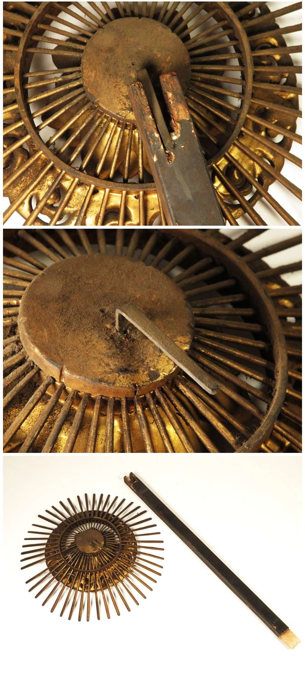 Early Edo Standing Amida Nyorai with Rock-Crystal Gyokugan Eyes — Temple-Release Giltwood Buddhist Sculpture, Museum-Grade Presence