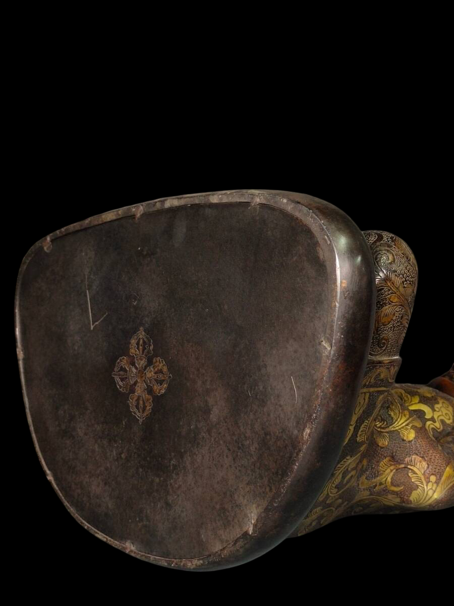 Early Ming Dynasty Gilt Bronze Seated Buddha, Yongle–Xuande Style Chinese Buddhist Sculpture (Antique, 100+ Years)