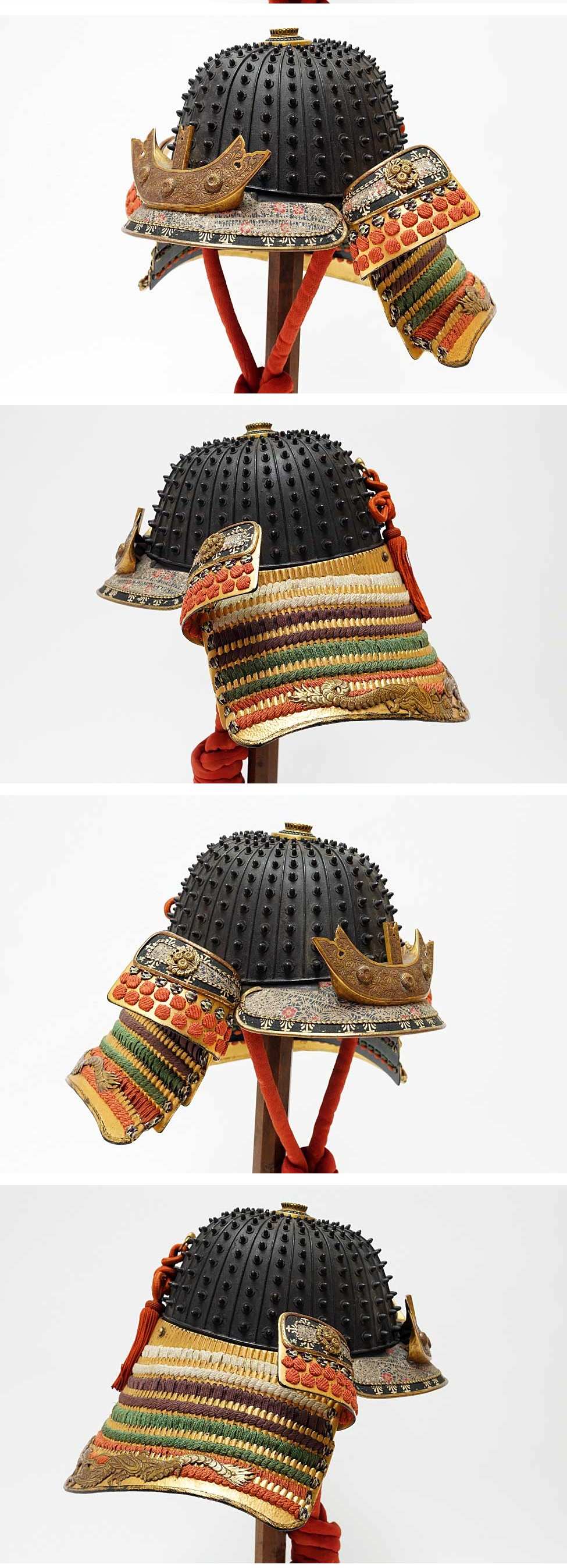 Edo-Period Nimai-Do Gusoku Armor Set | 28-Plate Hoshi Kabuto + Full Crescent Maedate | Black Lacquer + Dragon Fittings | Karabitsu Included