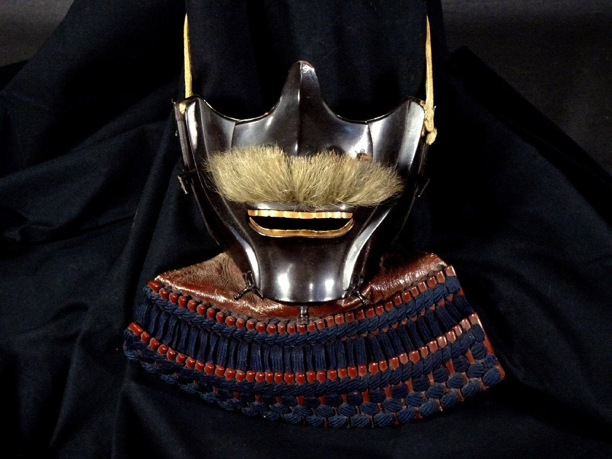 Edo Period Museum-Grade Gusoku Yoroi Armor — “Kajio Masanobu” Manner, Thirty-Two Plate Suji Kabuto, Signed-Style Iron Armor with Silk-Laced Kozane, Complete Display Ensemble