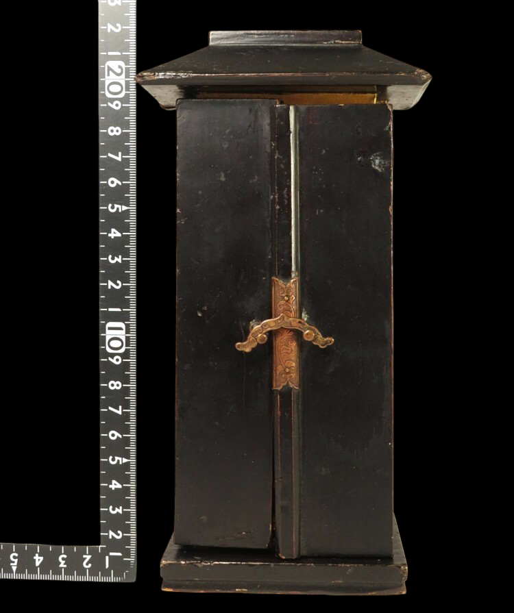 Edo–Meiji Portable Zushi Shrine — Bishamonten Guardian Deity (Vaiśravaṇa)