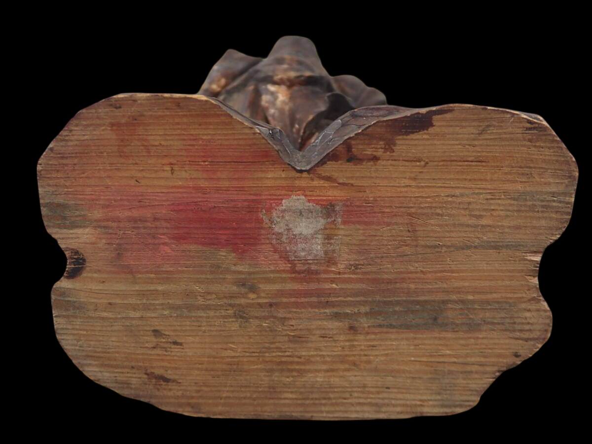 Edo‑Period Wooden Niō Guardians (Agyō & Ungyō) — Paired Temple Protectors, Dynamic Carving, Late Edo–Meiji Transition