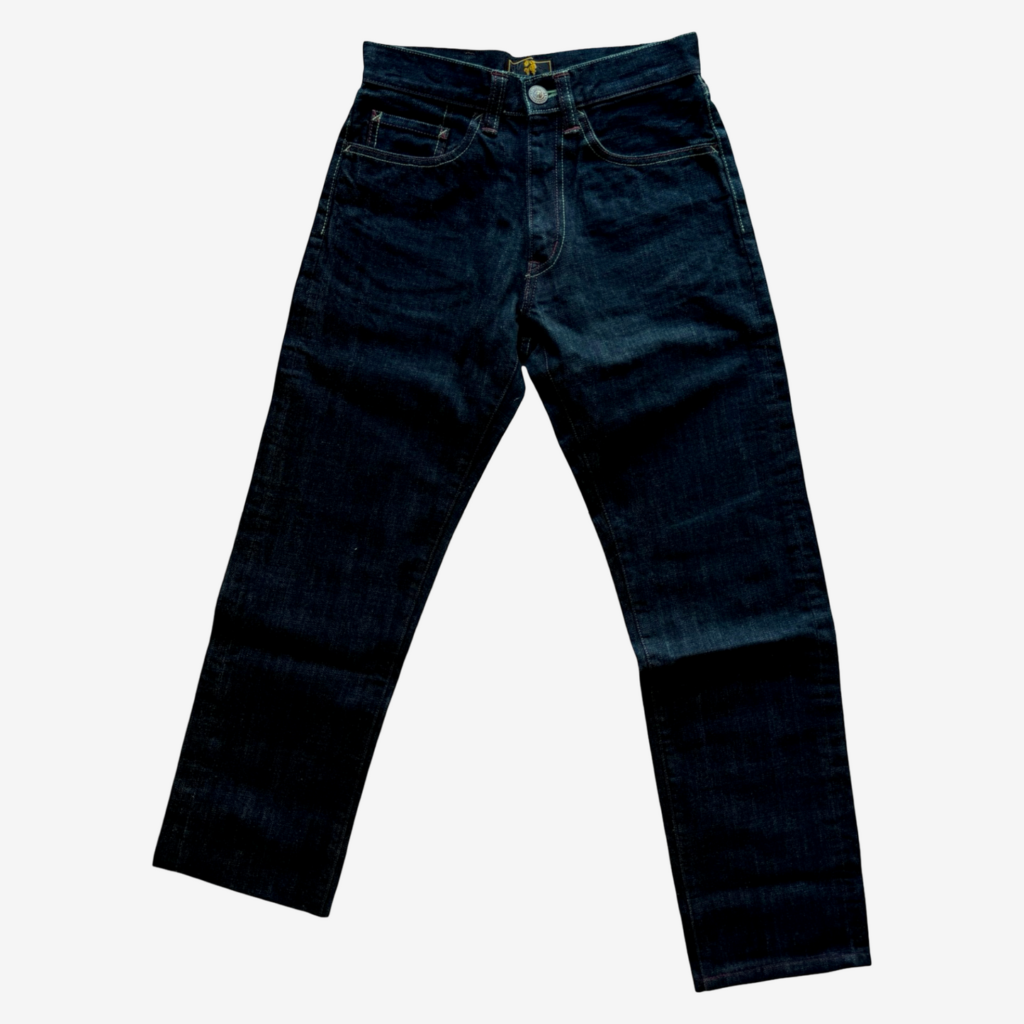 Zen by Kyoto Premium Hand-Painted Koi Carp Selvedge Denim Jeans | Japanese Artisan Denim | Zen Original Indigo Jeans | W30