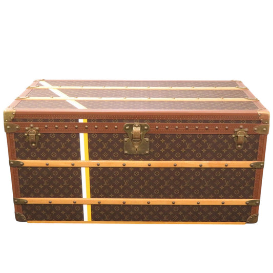Louis Vuitton Malle Courrier 100 M13220 – Monogram Vintage Trunk with Dual Trays · A-Rank Hardcase Collectible