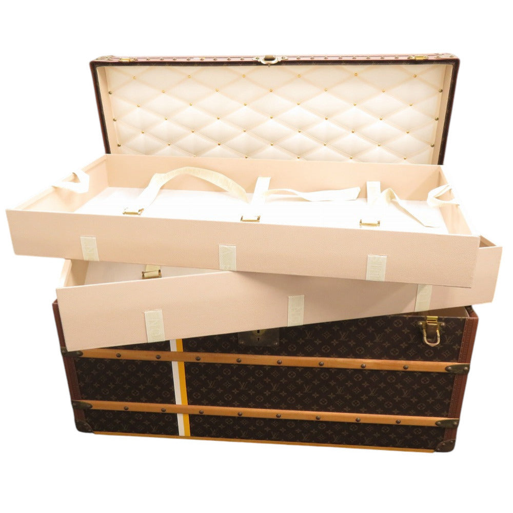 Louis Vuitton Malle Courrier 100 M13220 – Monogram Vintage Trunk with Dual Trays · A-Rank Hardcase Collectible