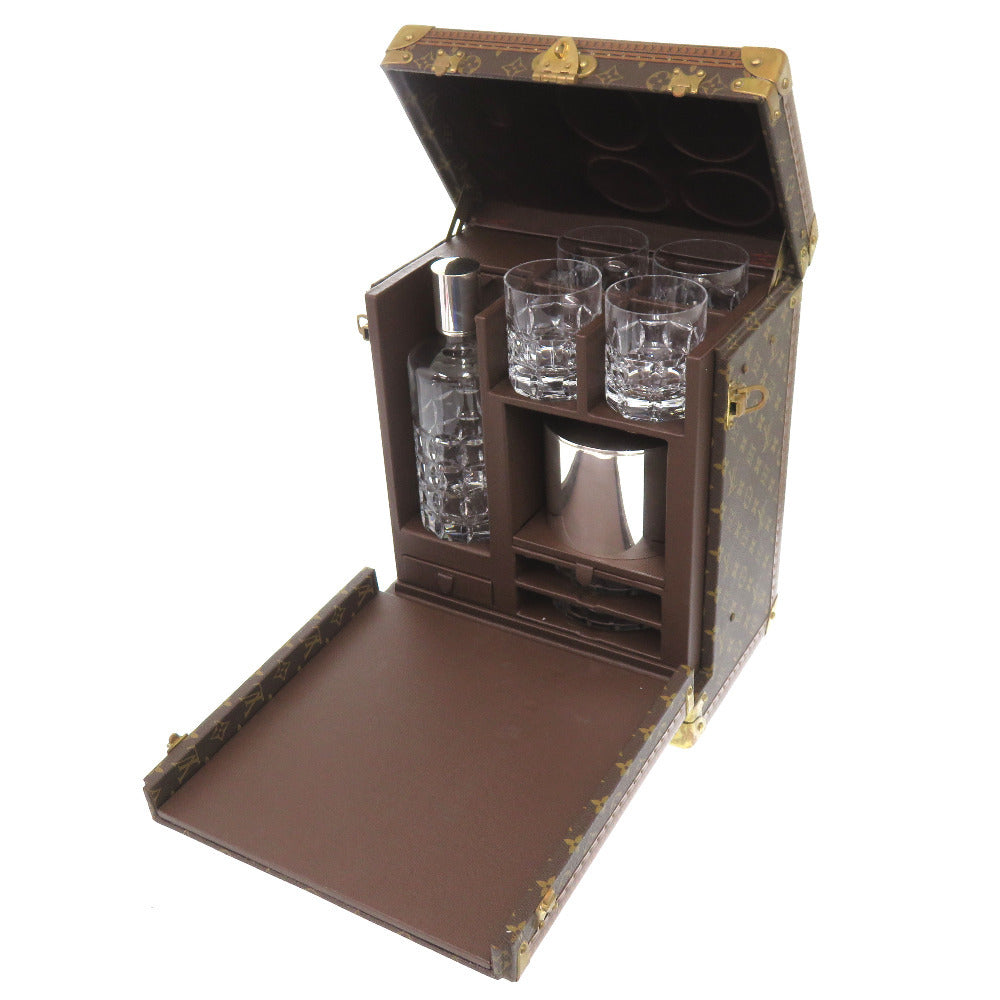 Louis Vuitton Whisky Cabinet PM M10098 – Monogram Trunk Bar Set · Rare Vintage Hardcase · Collector Display Grade