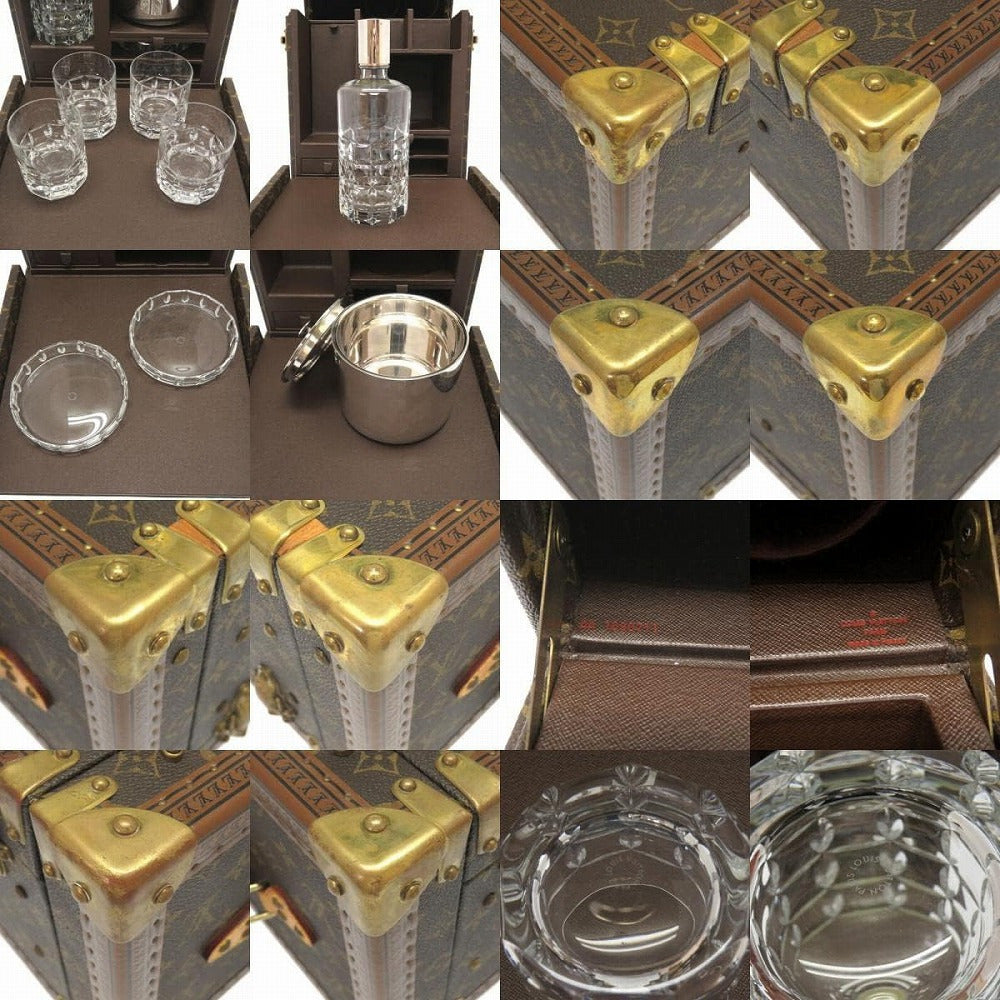 Louis Vuitton Whisky Cabinet PM M10098 – Monogram Trunk Bar Set · Rare Vintage Hardcase · Collector Display Grade