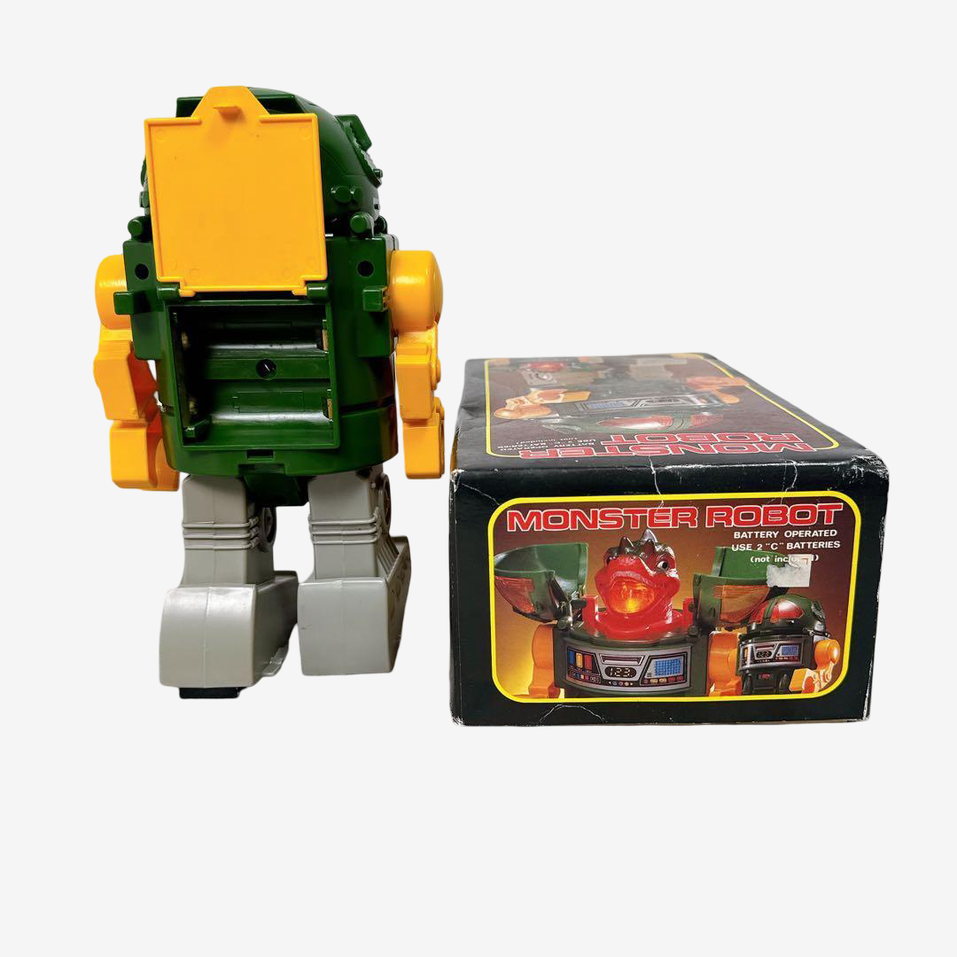Horikawa Monster Robot · Battery-Operated Transforming Kaiju Robot · Original Box · Japan, circa 1980s