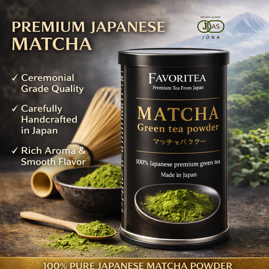 Premium Japanese Green Tea Ceremonial Matcha Powder 50g Tin |  Shizuoka Japan Origin