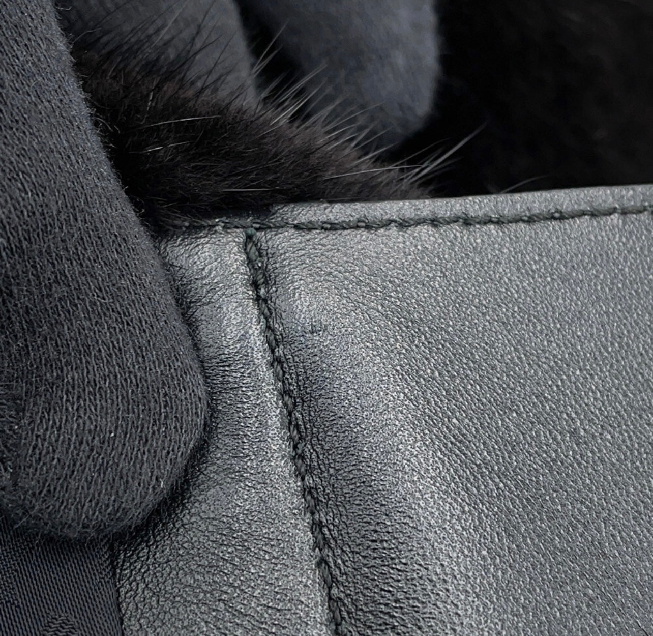 Louis Vuitton Runway Mink Fur Jacket Multicolor Green White Brown Size 36 Couture Outerwear Rare High Fashion LV Collector Piece