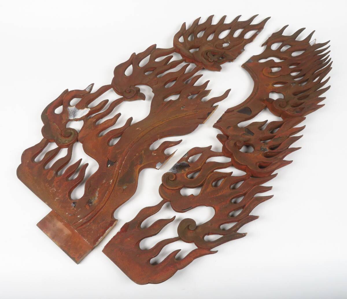 Fudō Myōō Polychrome Wooden Statue | Guardian Wisdom King Acala | Kyushu Temple Provenance | 64.5 cm