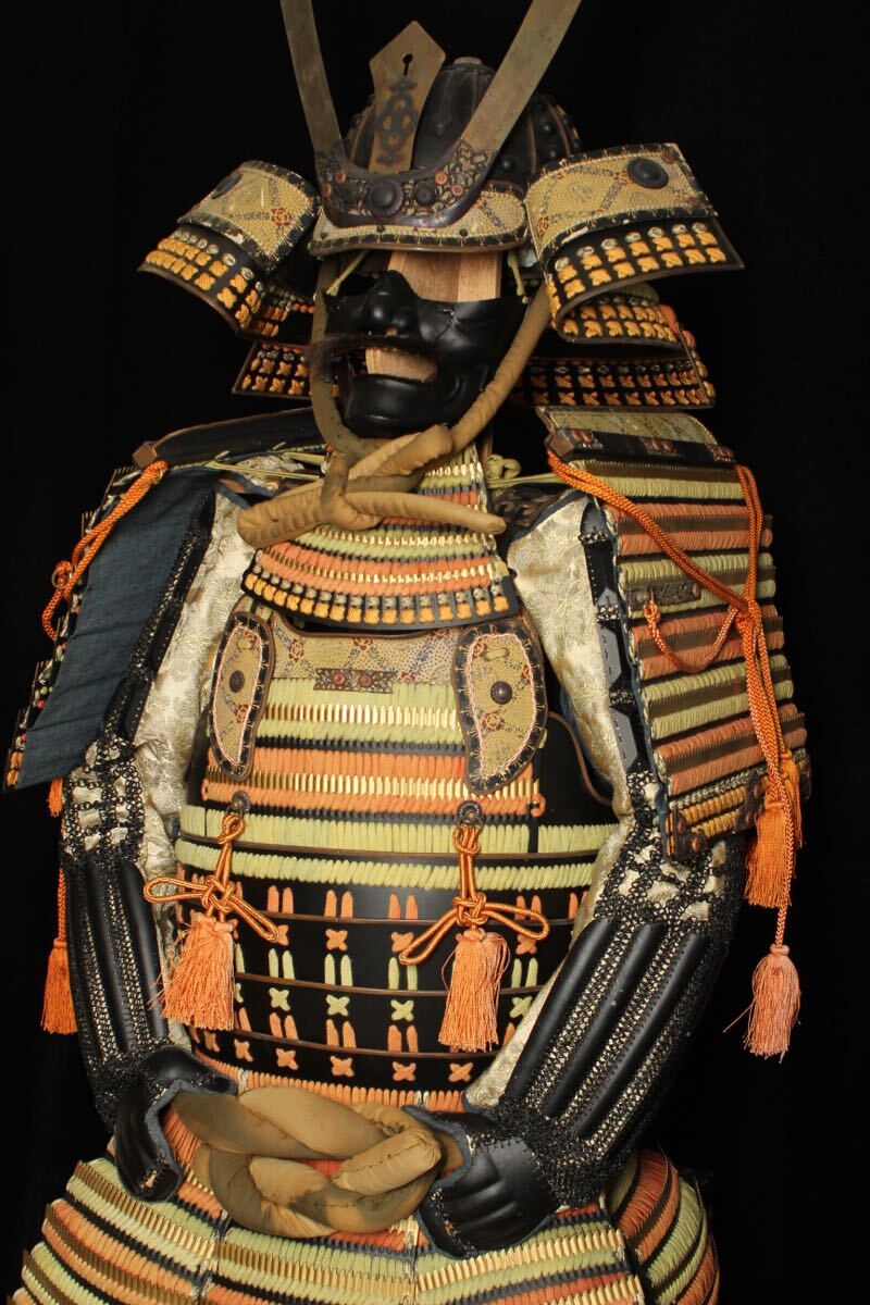 Full-Size Samurai Gusoku Armor | Assembled Kabuto & Menpo | Edo-Period Style Japanese Armor Display