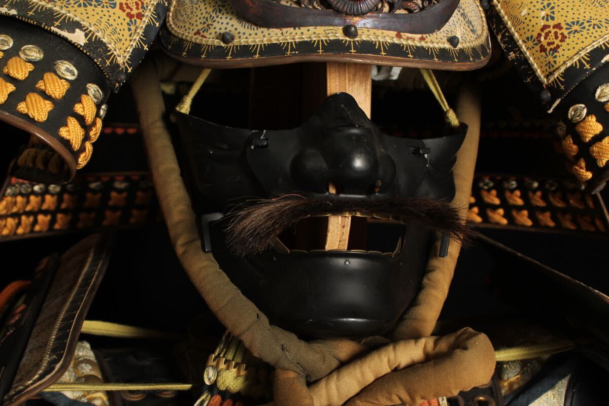 Full-Size Samurai Gusoku Armor | Assembled Kabuto & Menpo | Edo-Period Style Japanese Armor Display
