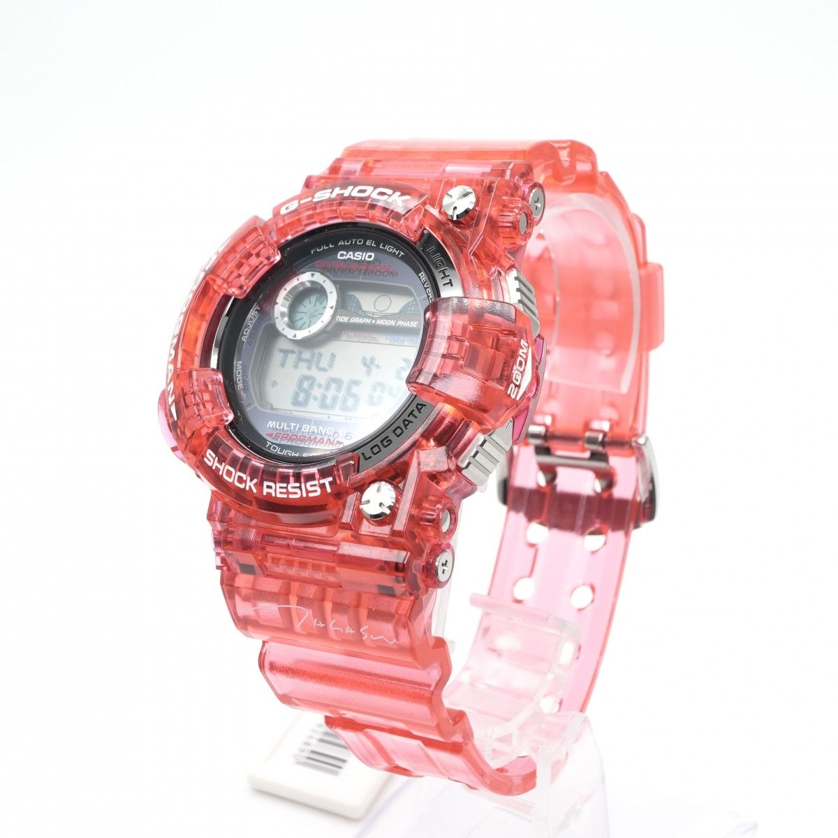 G-SHOCK FROGMAN Murakami GWF-1000TM-4JR Transparent Red Rare Diver Watch Full Set Collector Piece
