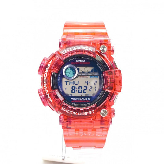 G-SHOCK FROGMAN Murakami GWF-1000TM-4JR Transparent Red Rare Diver Watch Full Set Collector Piece