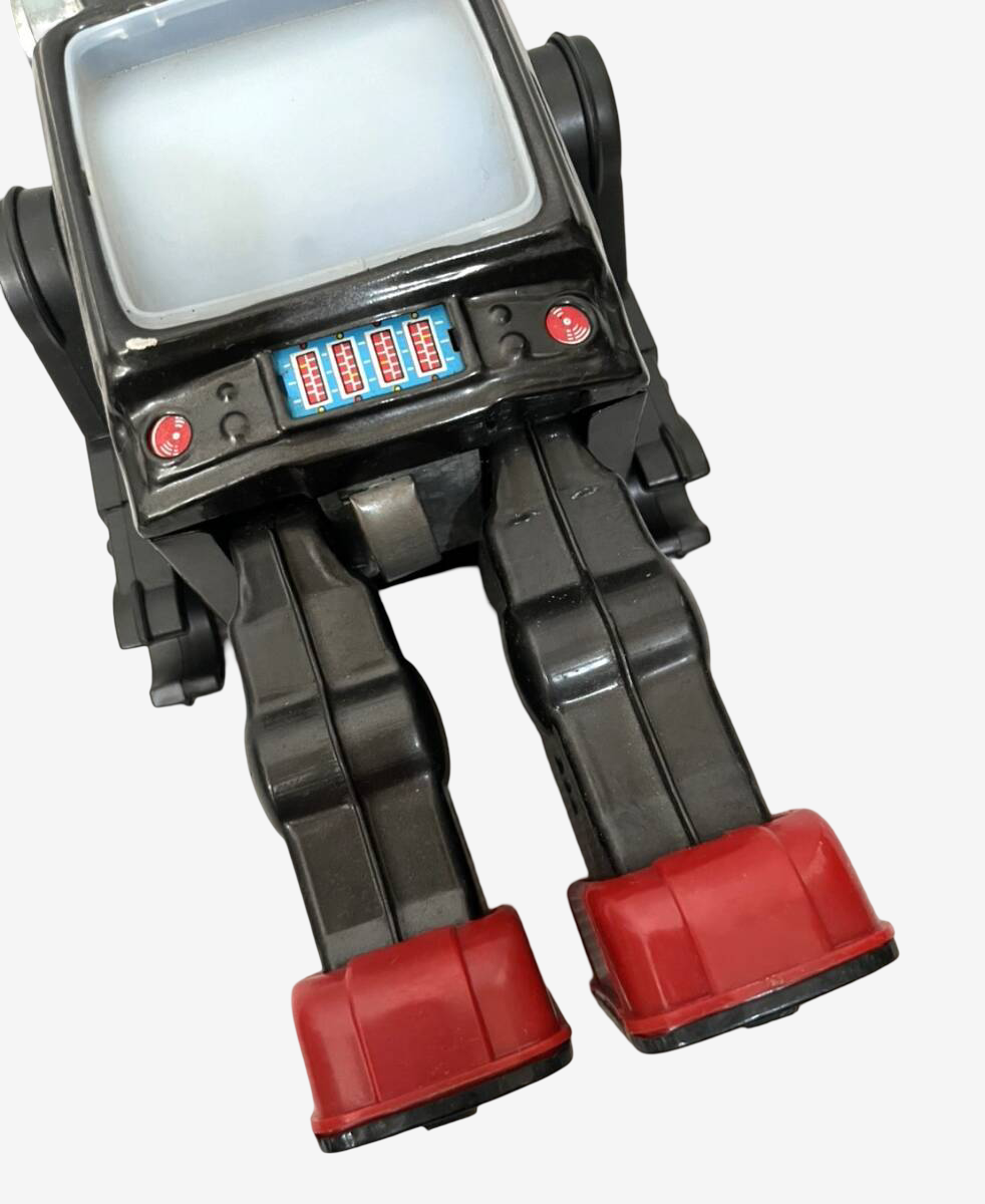 Horikawa New Action Toy Super Television Robot with Original Box · Vintage Japan Space-Age TV Robot