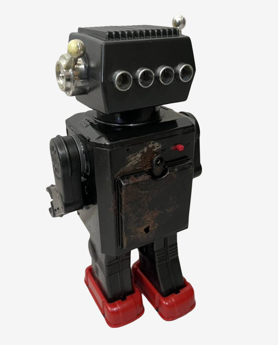 Horikawa New Action Toy Super Television Robot with Original Box · Vintage Japan Space-Age TV Robot
