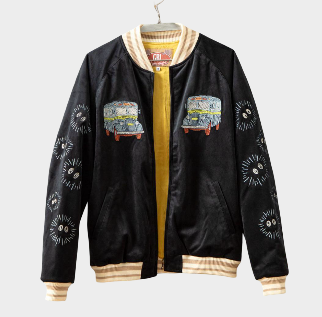 Studio Ghibli GBL My Neighbor Totoro Nekobasu Sukajan Limited Embroidered Jacket L / XL