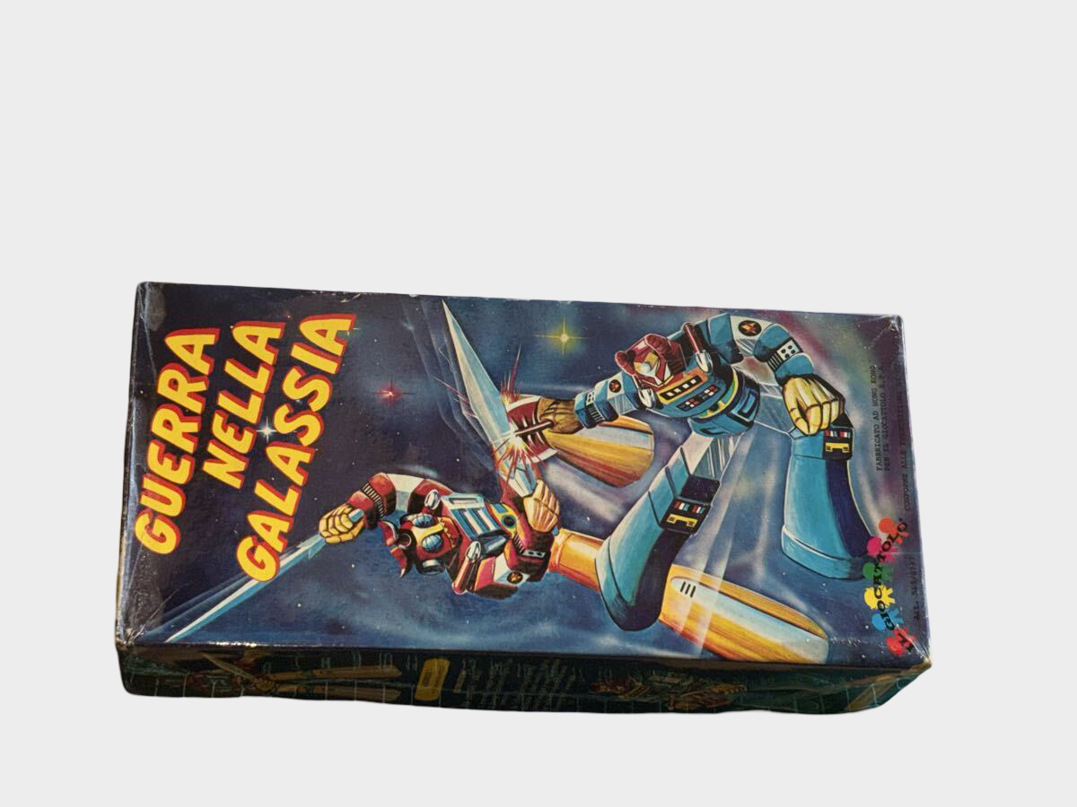 GUERRA NELLA GALASSIA Mini Machinder Robot — Hong Kong Soft Vinyl Boxed Export Super-Robot Rarity (Aftermarket/Unlicensed)