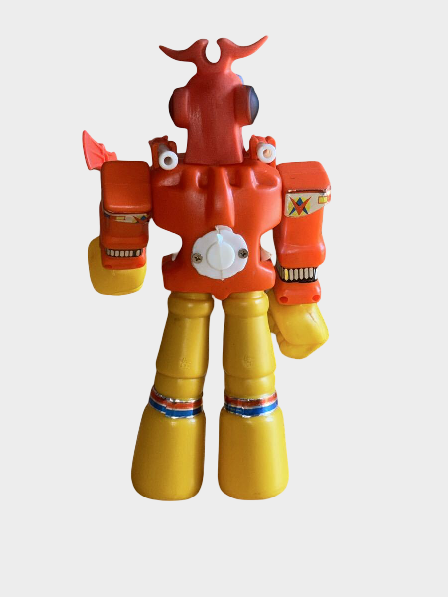 GUERRA NELLA GALASSIA Mini Machinder Robot — Hong Kong Soft Vinyl Boxed Export Super-Robot Rarity (Aftermarket/Unlicensed)