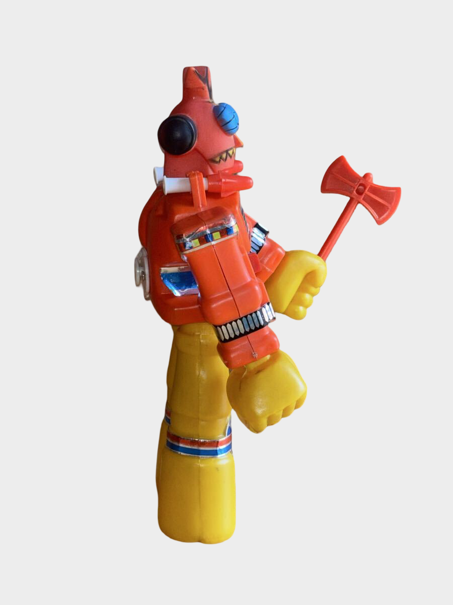 GUERRA NELLA GALASSIA Mini Machinder Robot — Hong Kong Soft Vinyl Boxed Export Super-Robot Rarity (Aftermarket/Unlicensed)