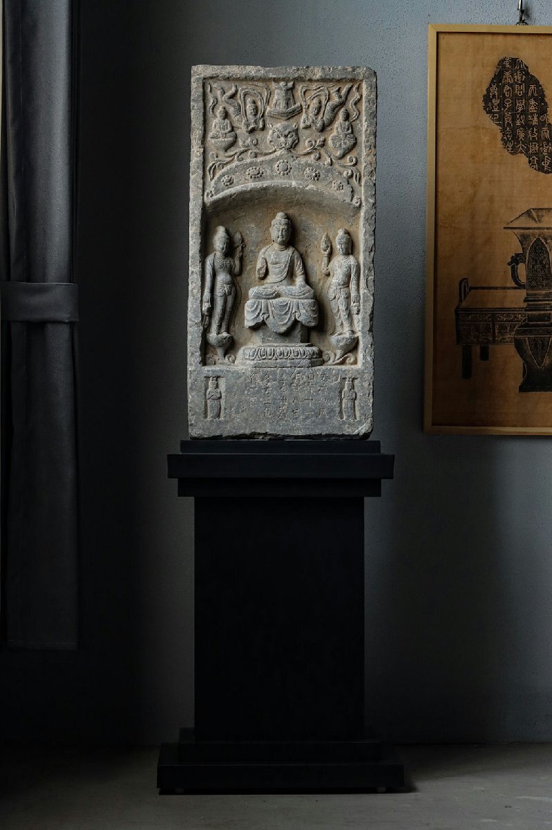 Gandhara Grey Schist Seated Bodhisattva Fragment with Draped Torso, Kushan-Era Style Stone Sculpture (Antique, 100+ Years)
