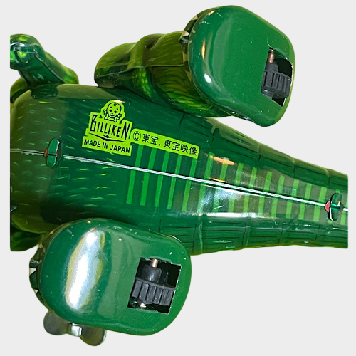 Godzilla Tinplate Figure — Biriken Billiken Shokai Zenmai Wind-Up with Box (Showa Style)