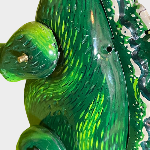 Godzilla Tinplate Figure — Biriken Billiken Shokai Zenmai Wind-Up with Box (Showa Style)