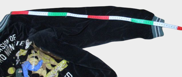 Godzilla × King Ghidorah Reversible Sukajan — Japanese Kaiju Souvenir Jacket, Size 42