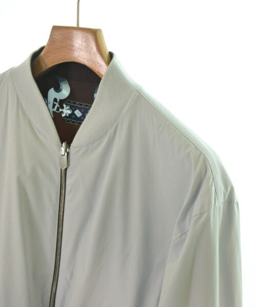 Hermès Reversible Equestrian Hardware Print Blouson Jacket Brown Men’s Size 50 (XL) Double Zip France