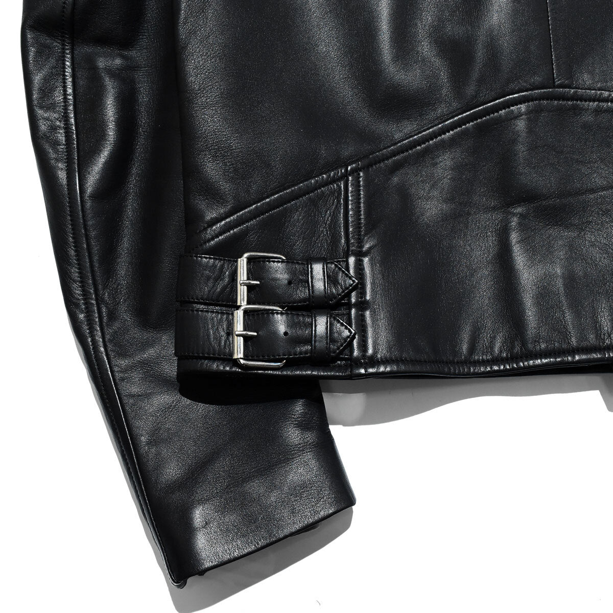 Hermès Commande Particuliere Double Riders Jacket Black Leather Size 46 Special Order Atelier Piece