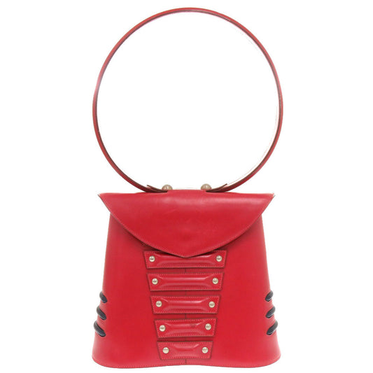 Hermès 1994 East West One-Shoulder Bag · Rouge Vif Boxcalf · Sculptural Handle · Rare Vintage Hermès Collectible (OX Stamp)