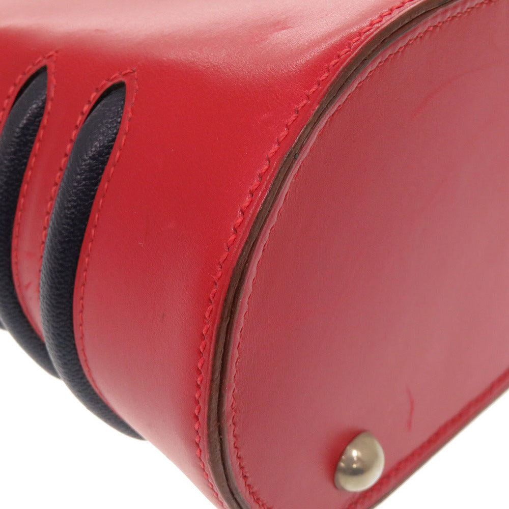 Hermès 1994 East West One-Shoulder Bag · Rouge Vif Boxcalf · Sculptural Handle · Rare Vintage Hermès Collectible (OX Stamp)